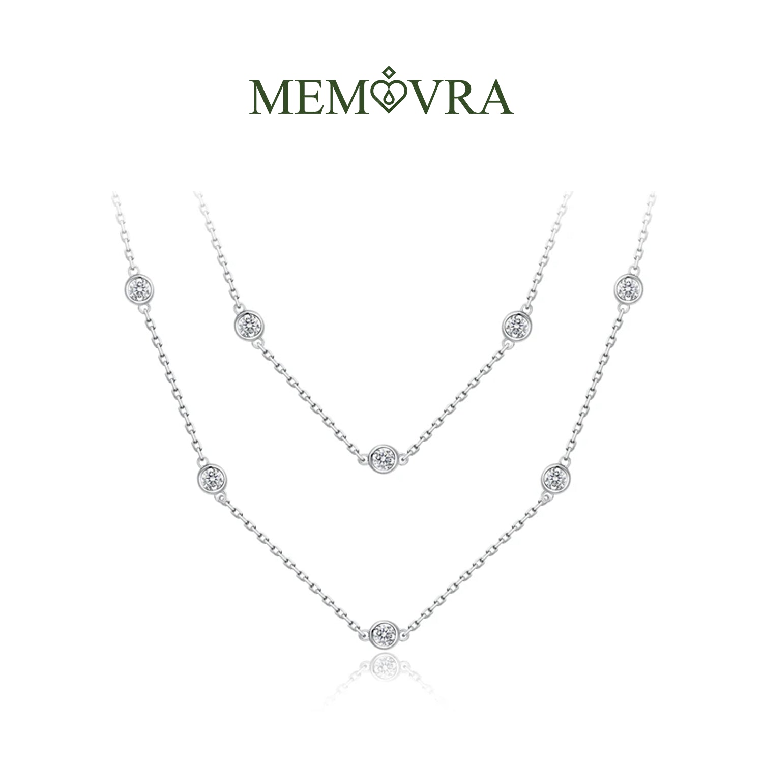 Elysian Moissanite Pendant Necklace